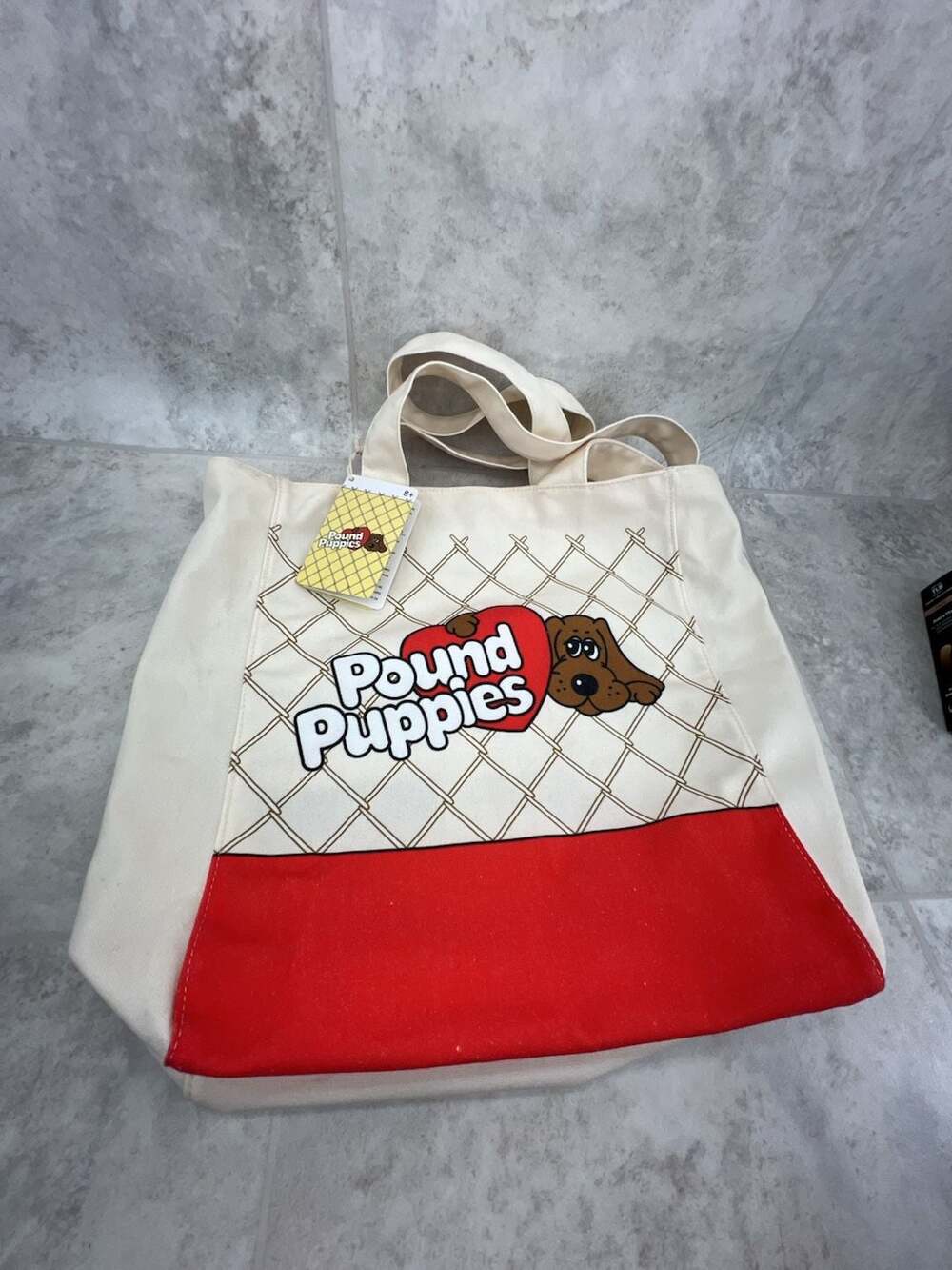 Loungefly Pound Puppies 40th Anniversary Canvas Tote Bag